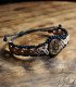 Pulsera Sol, Luna y Estrella de macramé