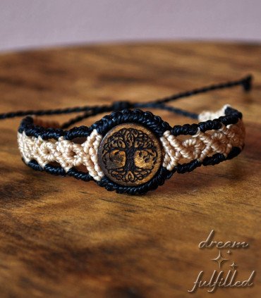Pulsera Árbol de la Vida de Macramé