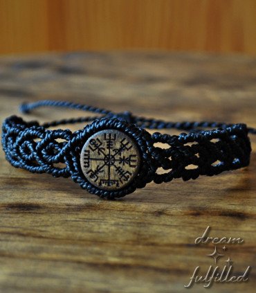 Pulsera Vegvisir de Macramé | Símbolo de Guía