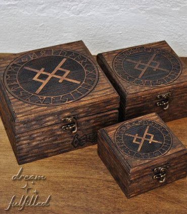 Caja Runa del Amor Eterno de Madera | Dream Fulfilled