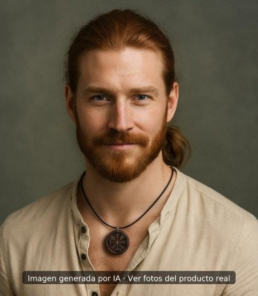 Lightweight wooden pendant for everyday wear