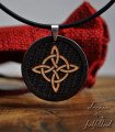 Witch’s Knot Wooden Pendant