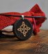 Wooden pendant engraved with the Witch’s Knot