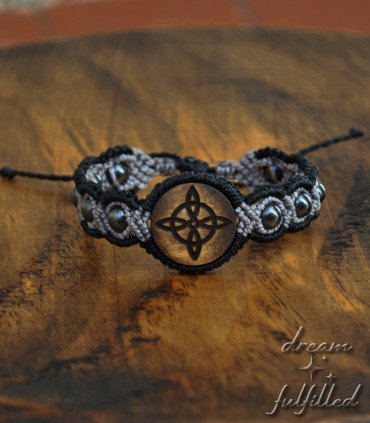 Adjustable Witch’s Knot bracelet for everyday wear