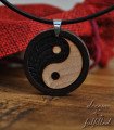 Colgante Yin Yang de Madera